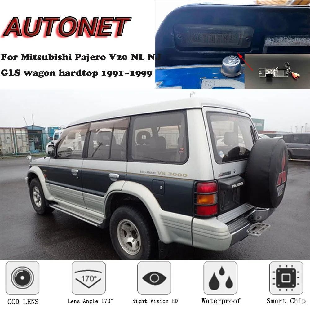 Камера заднего вида для Mitsubishi Pajero V20 NL NJ GLS wagon hardtop 1991 ~ 1999 CCD/камера ночного
