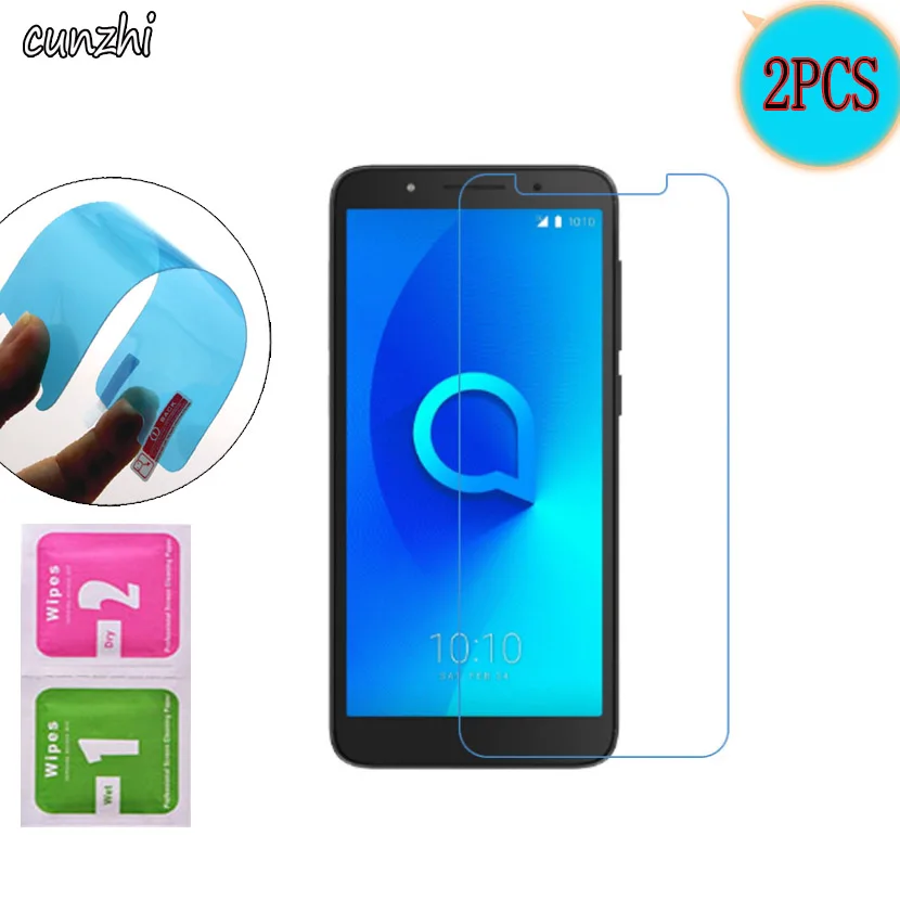 2 шт для Alcatel 1C ультра прозрачный ТПУ Мягкий нано Взрывозащищенный экран защитный