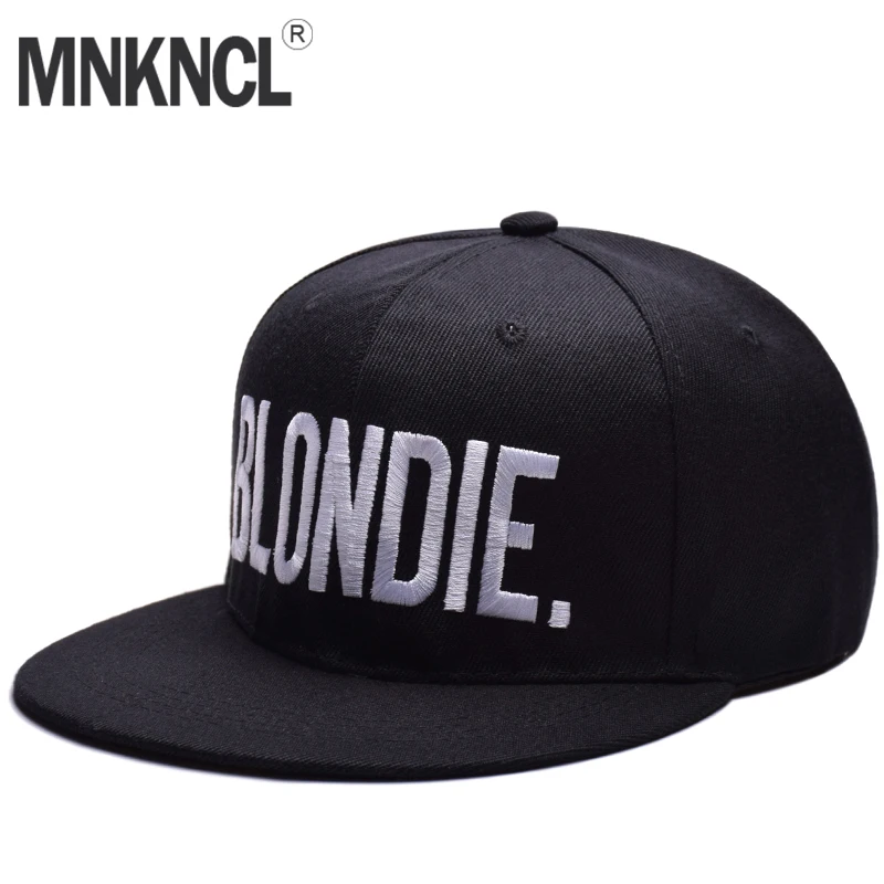 BLONDIE BROWNIE бейсболка с вышитыми буквами шляпы плоские мужские и женские акриловые