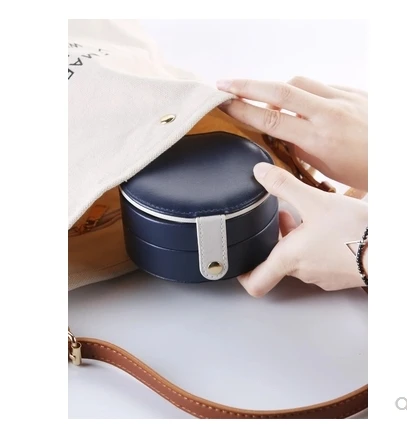 New portable jewelry box Princess European Korean simple small mini earrings hand storage | Украшения и аксессуары