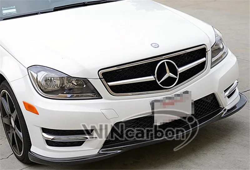 Передний спойлер для Mercedes Benz W204 c-класс спортивный бампер 2012