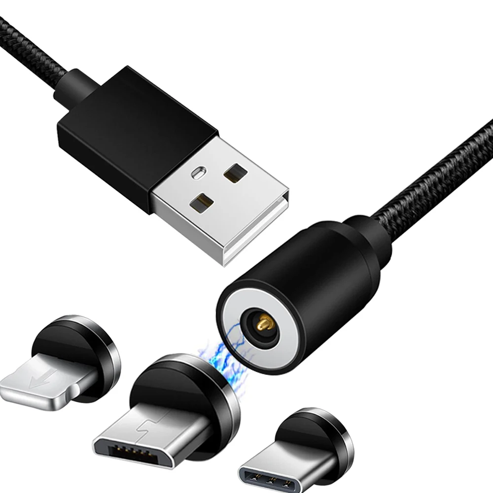 USB кабель для IPhone 7 микро магнитное зарядное устройство Samsung S9 Xiaomi Мобильный