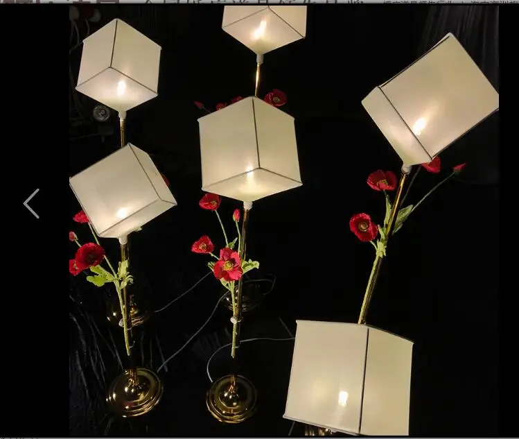 Wedding props geometric Rubik's cube road wedding stage decoration ornaments square frame. | Дом и сад