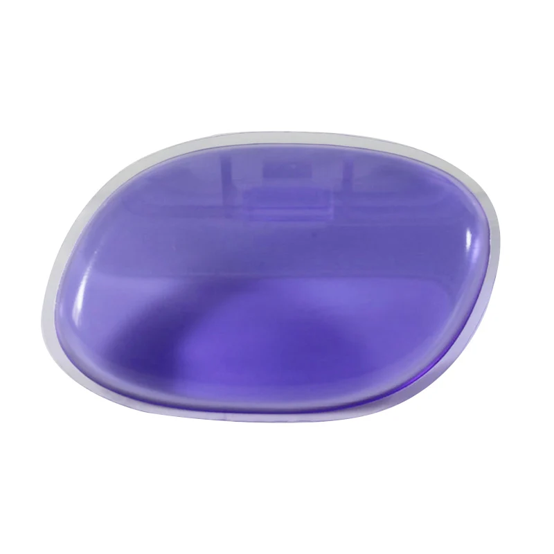 Purple ELECOOL, 7 цветов, силиконовый гель, косметическая пуховка, прозрачная, кремнеземная пудра, основа, пуховка, губка, для растушевки лица, косметический инструмент - Цвет: Purple