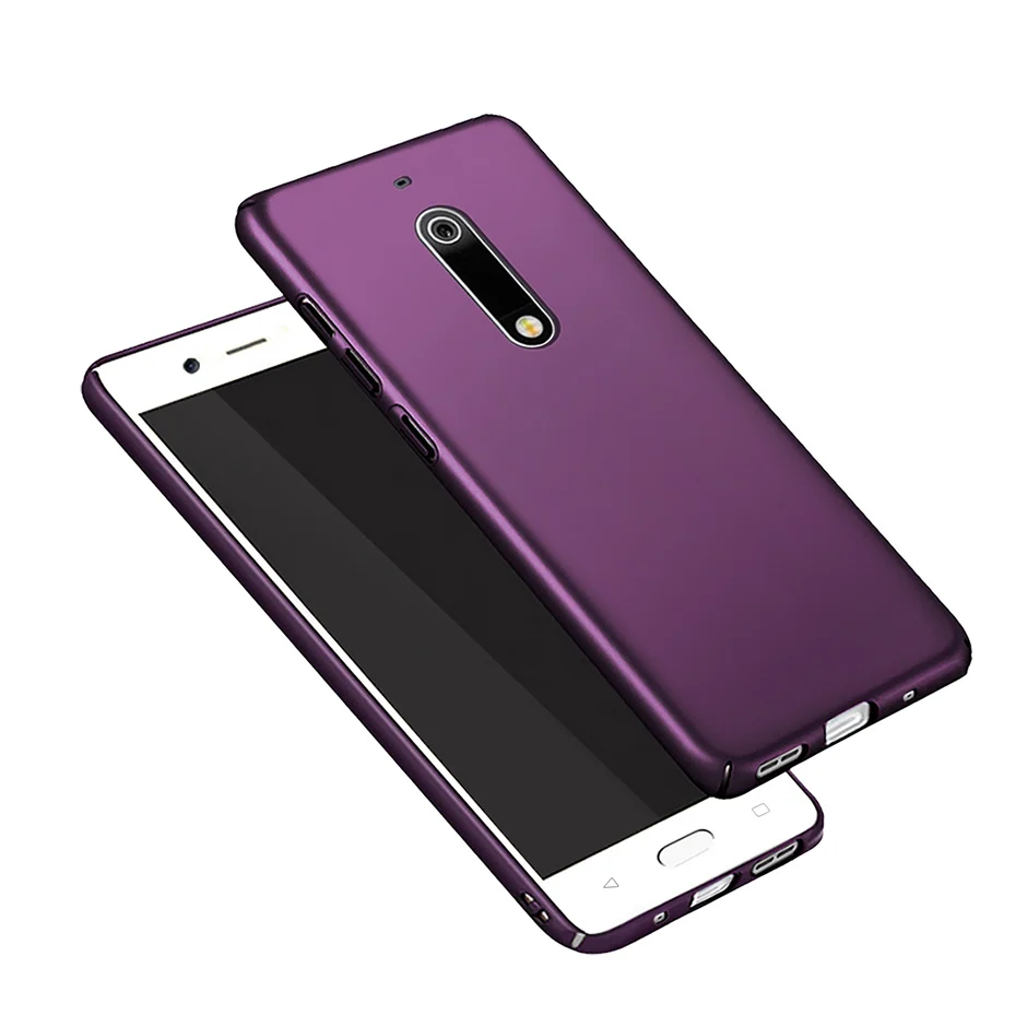 Жесткий пластиковый матовый чехол из поликарбоната для NOKIA 5 2 дюйма роскошный