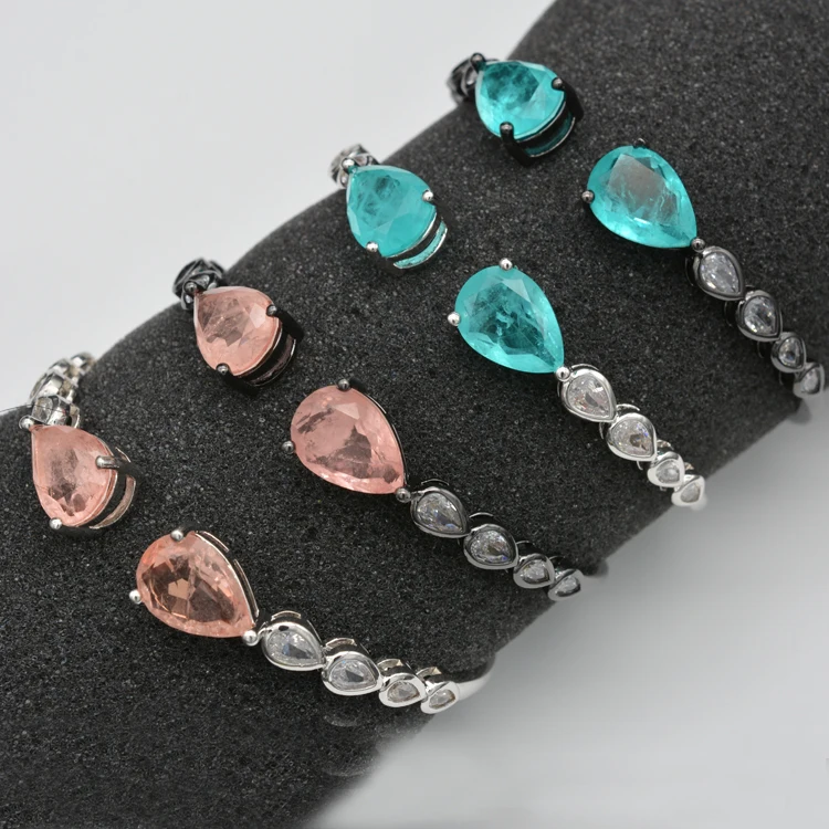 Роскошный очаровательный дизайнерский браслет из циркона для женщин прекрасное