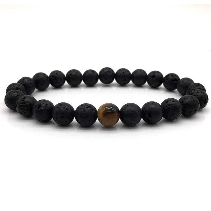 Мужской браслет с классическим бисером новинка 2019 модные браслеты подвесками в