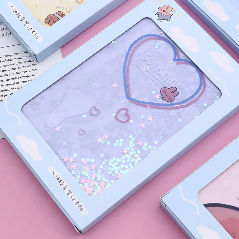 1 шт. Kawaii планировщик записная книжка милый кролик в дневник масла состав упражнений пружинный блокнот Подарочный блокнот канцелярские принадлежности