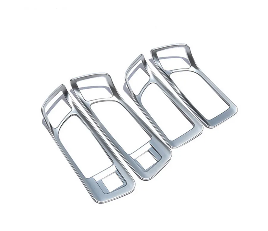 

4pcs Car-styling Interior Door Handle Bowl Cover Trim Frame Sticker Sequins For Land Rover Discovery Sport 2015 2016