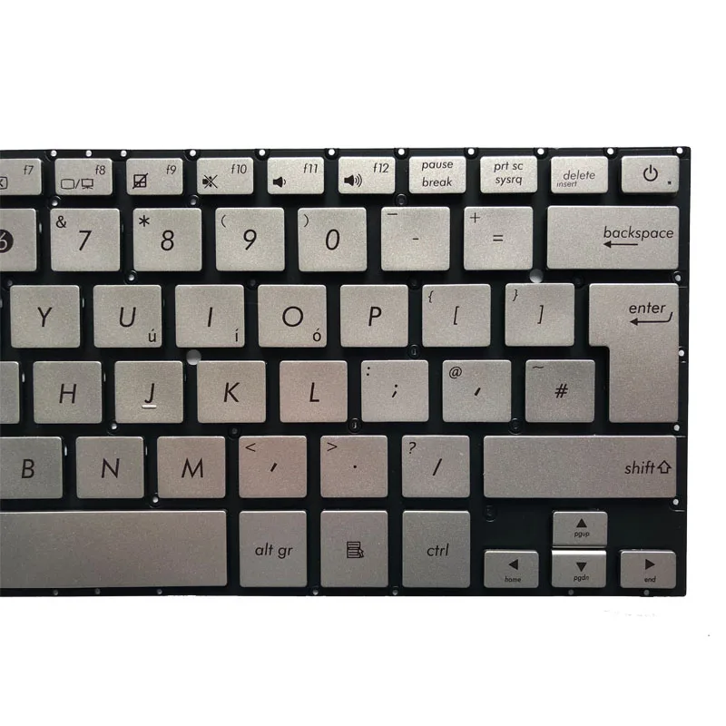 Новинка клавиатура для компьютера c английской раскладкой для Asus UX31 UX31A UX31LA UX31E серебро без подсветки сзади/рамка