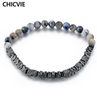 chicvie men personalized charm bracelet bangles natural stone beads for yoga jewelry making custom chakra bracelets sbr180037