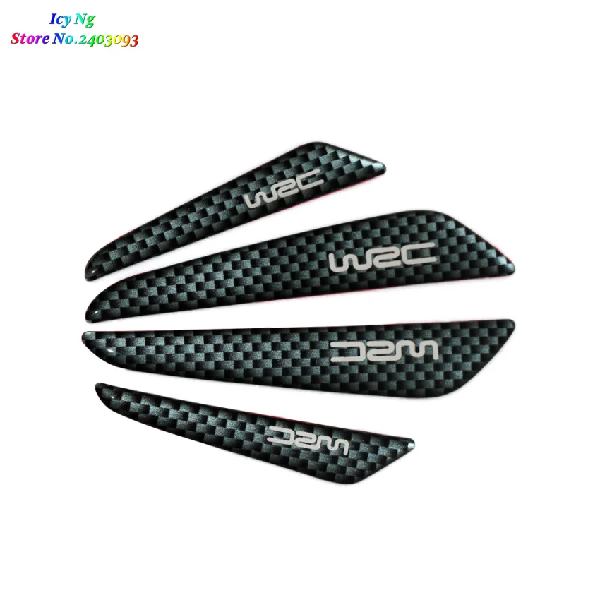 Автомобильный Стайлинг WRC углеродное волокно чехол для панели предотвращения