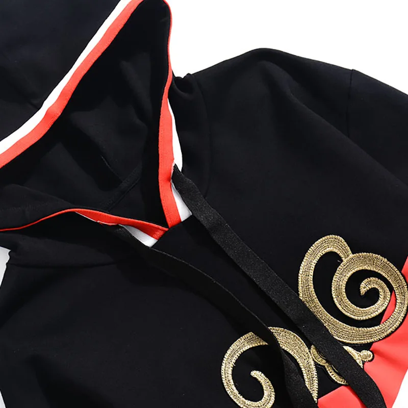 2018 Зимние Модные свитшоты с капюшоном высокого качества длинный рукав