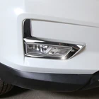 Для Nissan x-Trail t32 Rogue 2017 2018 ABS хромированные передние фары противотуманные светильник лампа Frame литья Garnish объемные вставки накладка