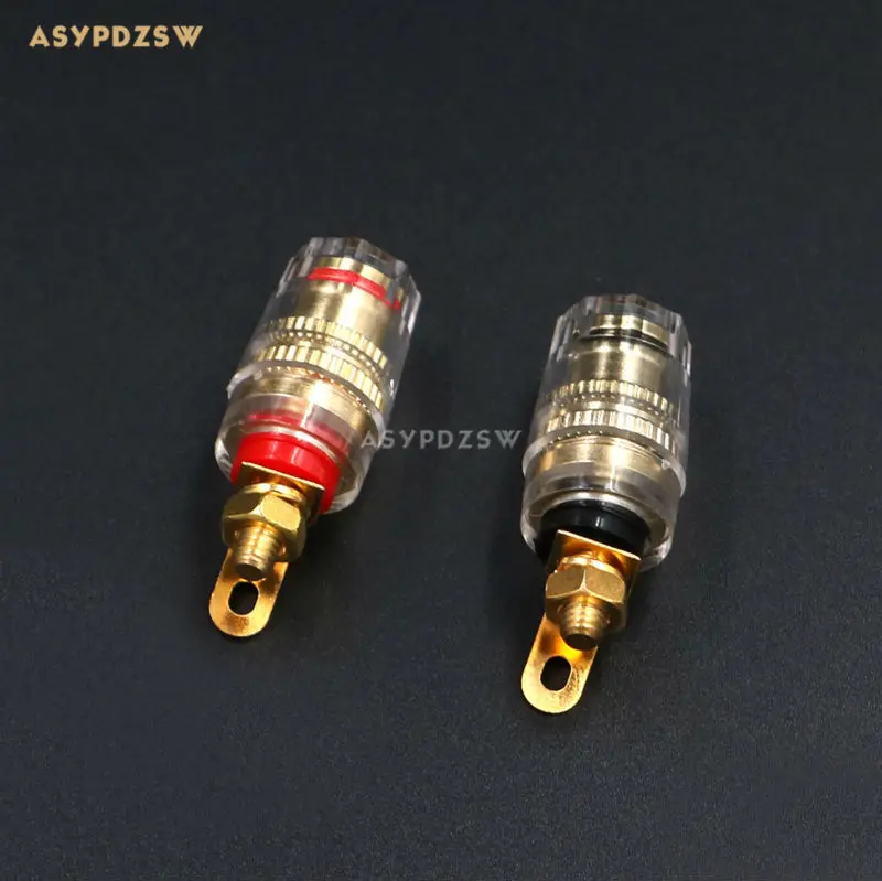 4 шт. маленькие Кристальные прозрачные гвоздики с медным покрытием для колонок