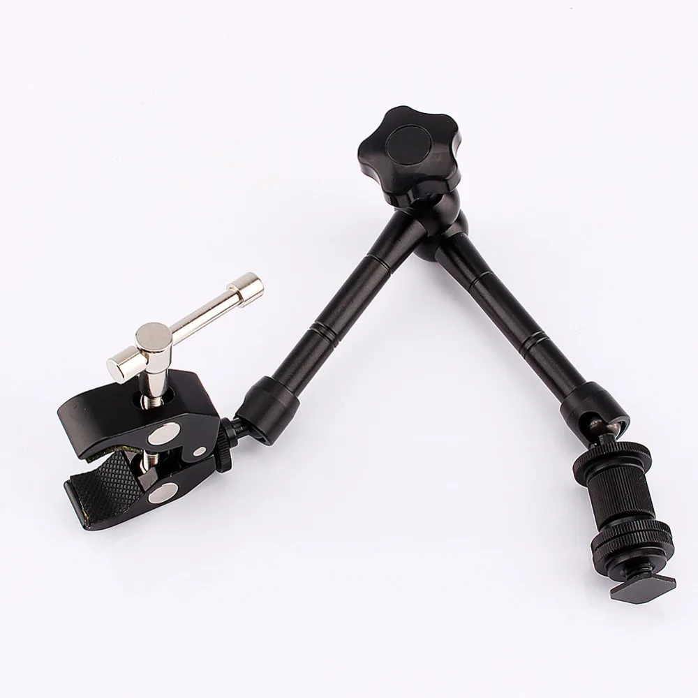 Новый 11 &quotдюймовый артикуляционный магический рычаг + Супер Зажим для камеры ЖК