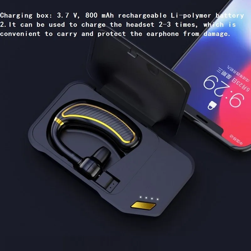 300 мАч батарея долгое время ожидания беспроводной Bluetooth наушники вкладыши с микрофоном HD музыкальные гарнитуры для IPhone Xiaomi