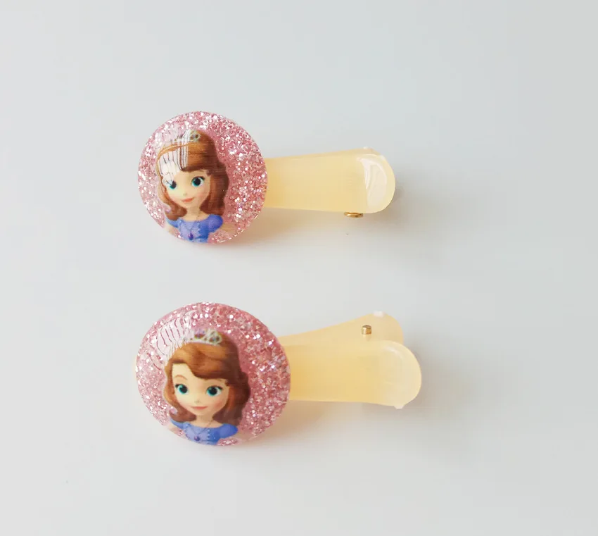 2 шт. disney Мультфильм Замороженные заколка для детей головы веревку Эльза головной убор кольцо для волос куклы аксессуары для девочек подарок на день рождения косметическая игрушка