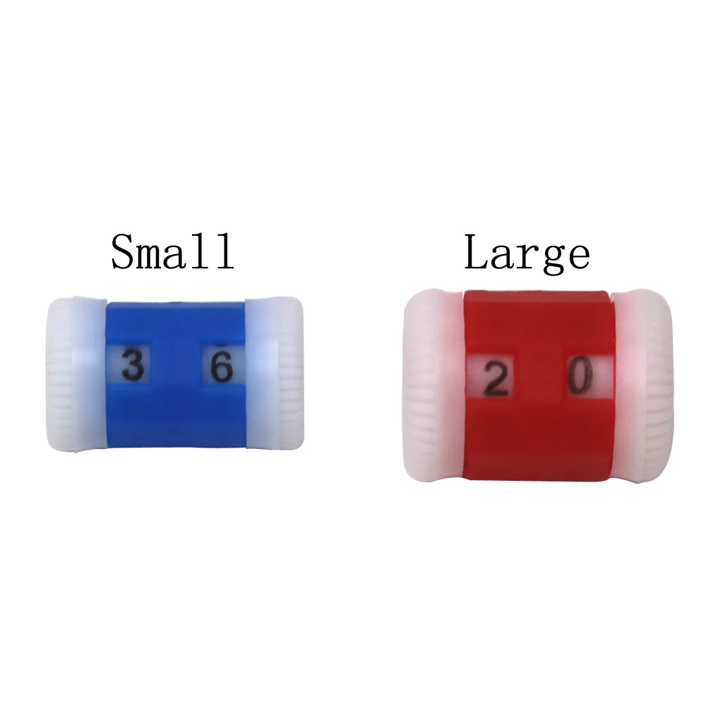 4 шт./компл. пластиковые вязальные спицы для вязания крючком счетчик рядов 2