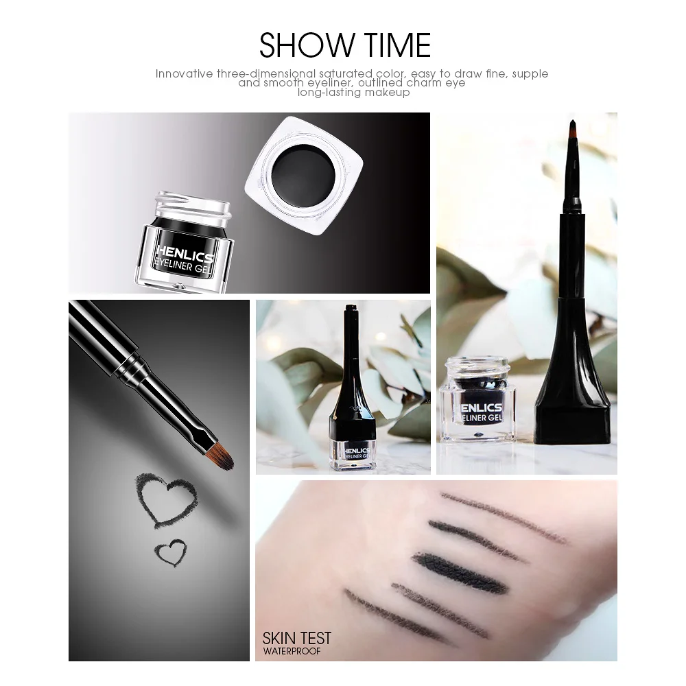 1 шт. Водостойкая Подводка для глаз с кисточкой| |