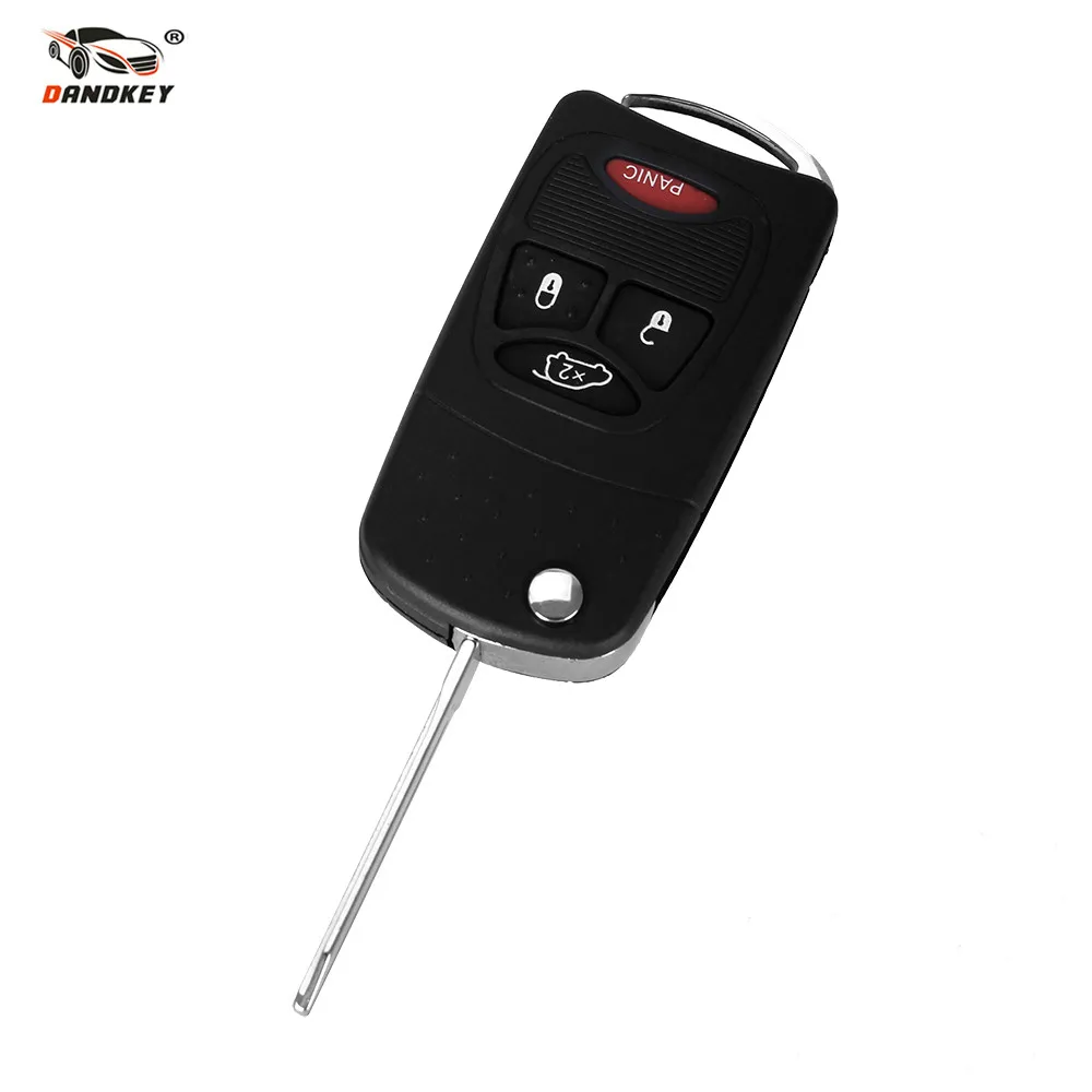 Чехол с 3 кнопками и откидной крышкой для Chrysler Jeep Dodge Ram 1500 Caliber Nitro 2500 3500|Ключ от