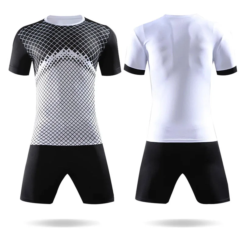 Мужские футбольные наборы BHWYFC тренировочная форма с коротким рукавом для