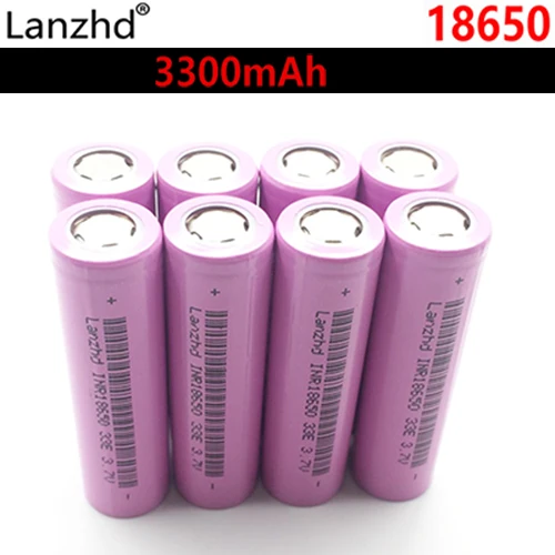 INR18650 30A разрядка литий-ионные 18650 33E аккумуляторы литий-ионные 3,7 v литиевые батареи 3300mAh 18650 батарея электронная сигарета - Цвет: 8 PCS