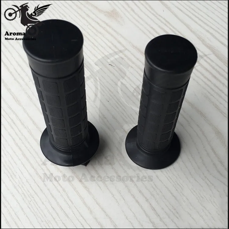 

free shipping black block style decal square universal motorbike handlebar for honda suzuki yamaha harley motorcycle grip moto