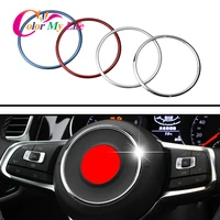 abs car steering wheel ring center cover trim sticker decoration accessories for kia kx cross k2 2014 2018 2019 accessories