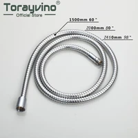 torayvino pull out hose 1 5m 2m flexible plumbing hose polished chrome stainless steel bathroom shower hose water plumbing