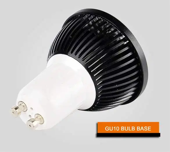 10 шт. Новый COB Gu10 9 Вт 12 15 Диммируемый 110 В 220 в 85-265 прожектор Светодиодный