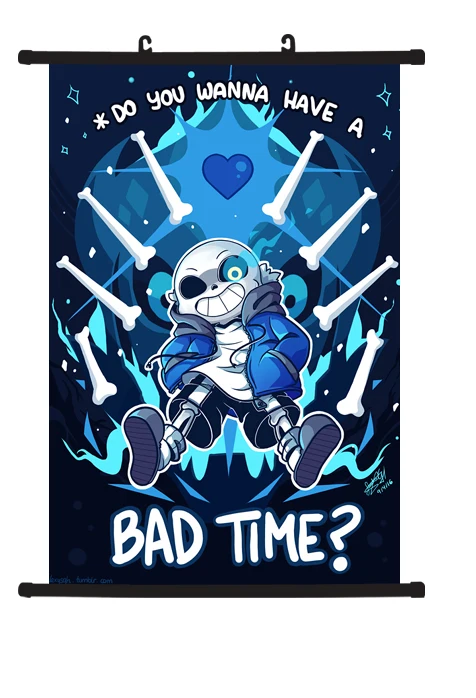 

Undertale Japanese Anime Home Decor Wall Scroll Poster 40x60CM Gifts