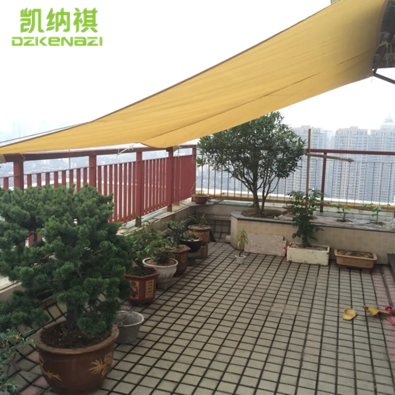 Водонепроницаемая тканевая Солнцезащитная Паруса для сада внутреннего дворика 5