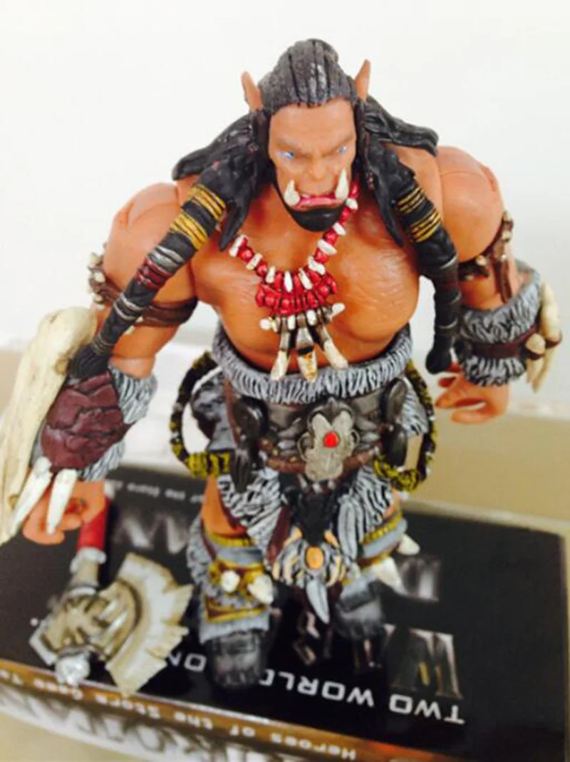 22 см игрушки DC7 WOW Durotan Orgrim Union Horde Frostwolf Clan ccique ПВХ фигурка модель дети подарок на