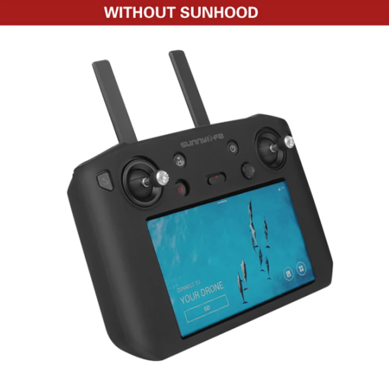 Силиконовый чехол с солнцезащитным козырьком для DJI Smart control ler силиконовый защитный чехол сумка для MAVIC 2Pro& Zoom аксессуары для дистанционного управления