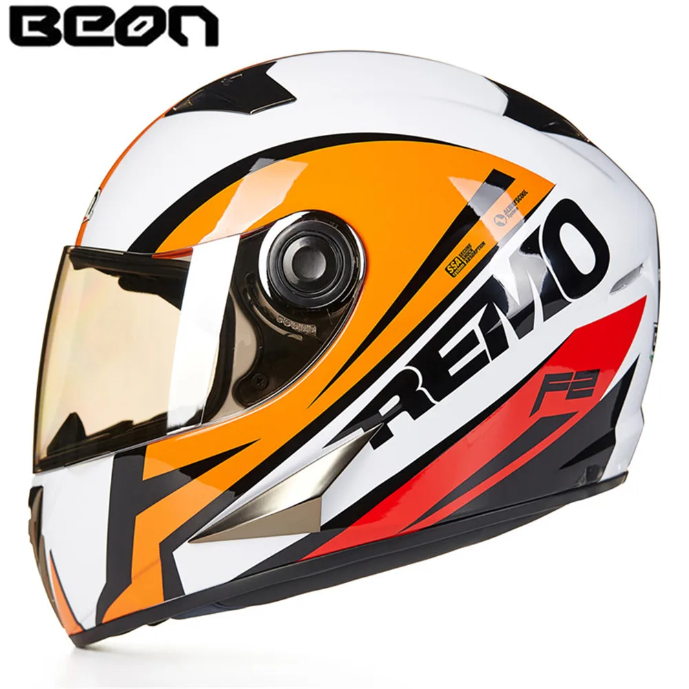 BEON мотоциклетный шлем для гонок полный moto Casque Casco cicleta Capacete Kask мотоциклетные шлемы