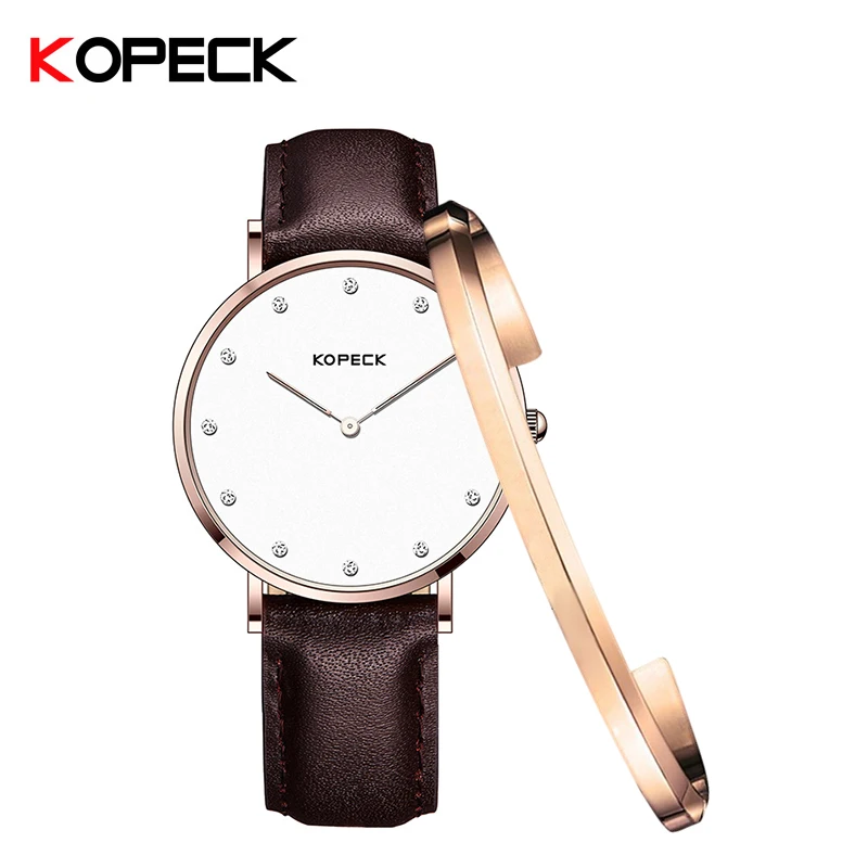 Простые ультра тонкие кварцевые часы с копейкой мужские розовое золото корпус