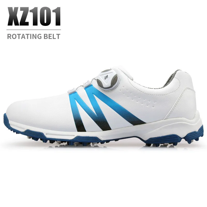 

New PGM golf shoes men's waterproof Breathable antiskid shoes shoelaces sports shoes spiked shoes 2021-in Golf from