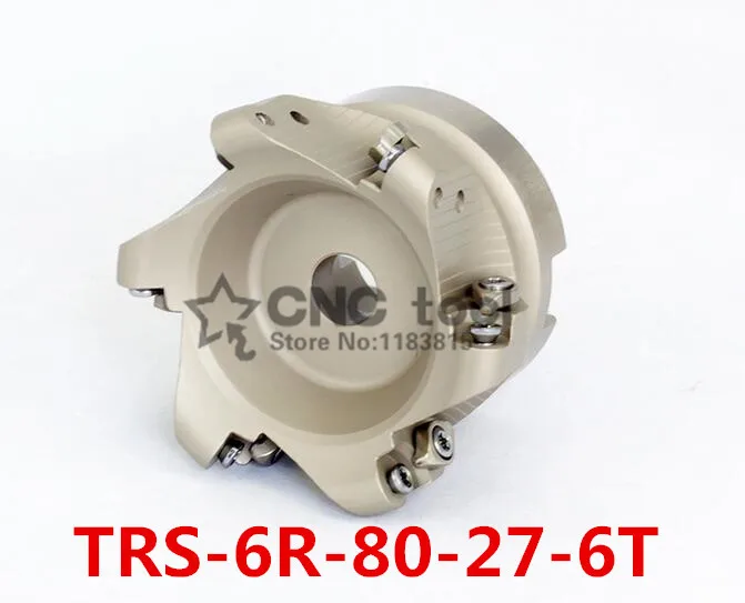 TRS 6R 80 27 6T торцевая фреза для фрезерования индексируемая плоская шероховатая