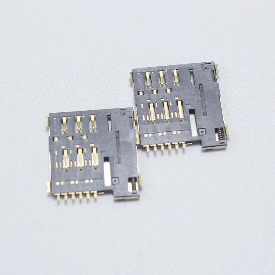 5 шт./лот разъем для sim карты Micro SIM 6P 6 контактный держатель памяти адаптер