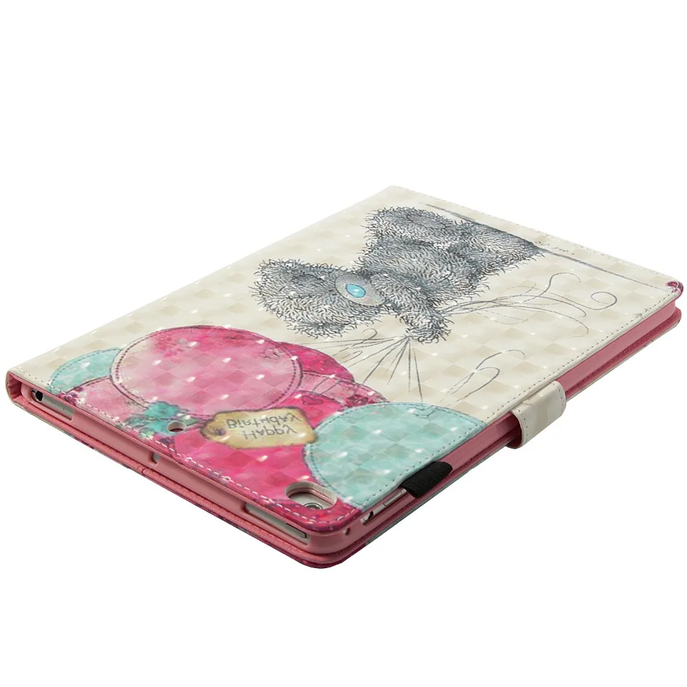 Шар Медведь Pattern PU и ПК с карт памяти чехол для iPad 9,7 дюйма воздуха 12 Pro 9,7 10,5 Mini 1234 iPad 234