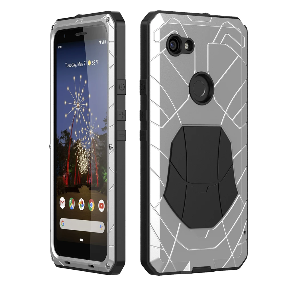 Для Google Pixel 3A 3A XL чехол жесткий алюминиевый металлический Закаленное стекло Защитная крышка для Google Pixel 4 4XL защитный чехол