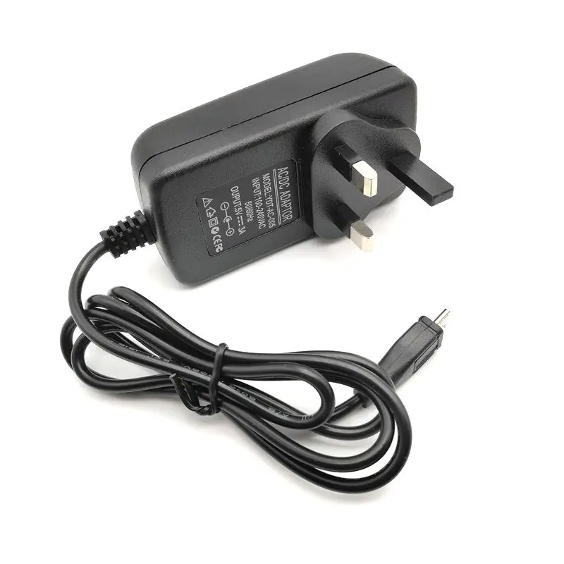 5 V 3A Micro USB вилка стандарта Великобритании зарядное устройство для планшета Onda V972