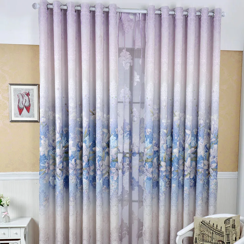 

MYRU Hot Sale European Style Quality Luxury Curtains for BedRoom Curtain Polyester Cotton Soft Room