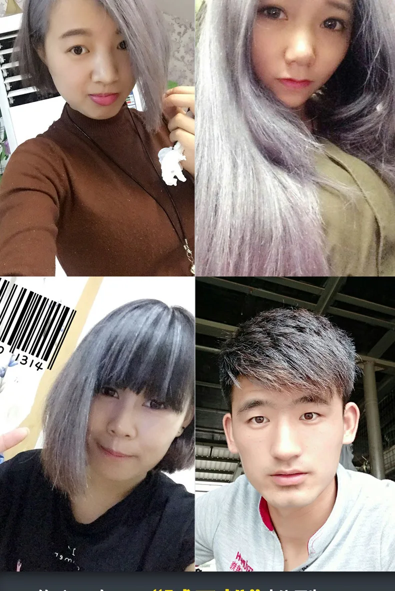 Mofajang 7 colors 120g Unisex Hair Color Wax Mud Hair Dye Hair Color Cream BLUE Burgundy Gray Hair Dye Wax Easy Wash Plants Dye