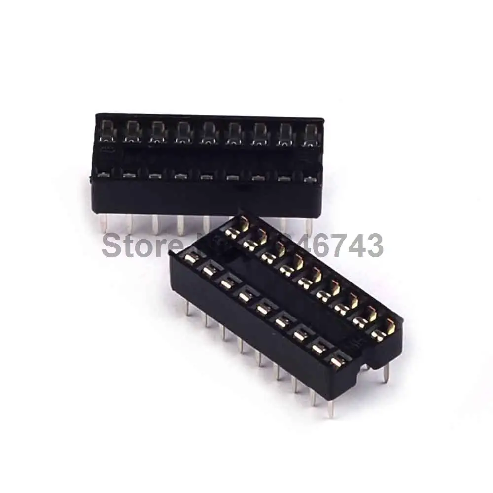 52 шт. 18Pin DIP ИС адаптер припоя тип розетки|socket adaptor|socket dipsocket ic |