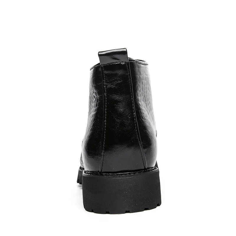 Британский стиль Для мужчин кожа Бизнес Сапоги и ботинки для девочек Платье с