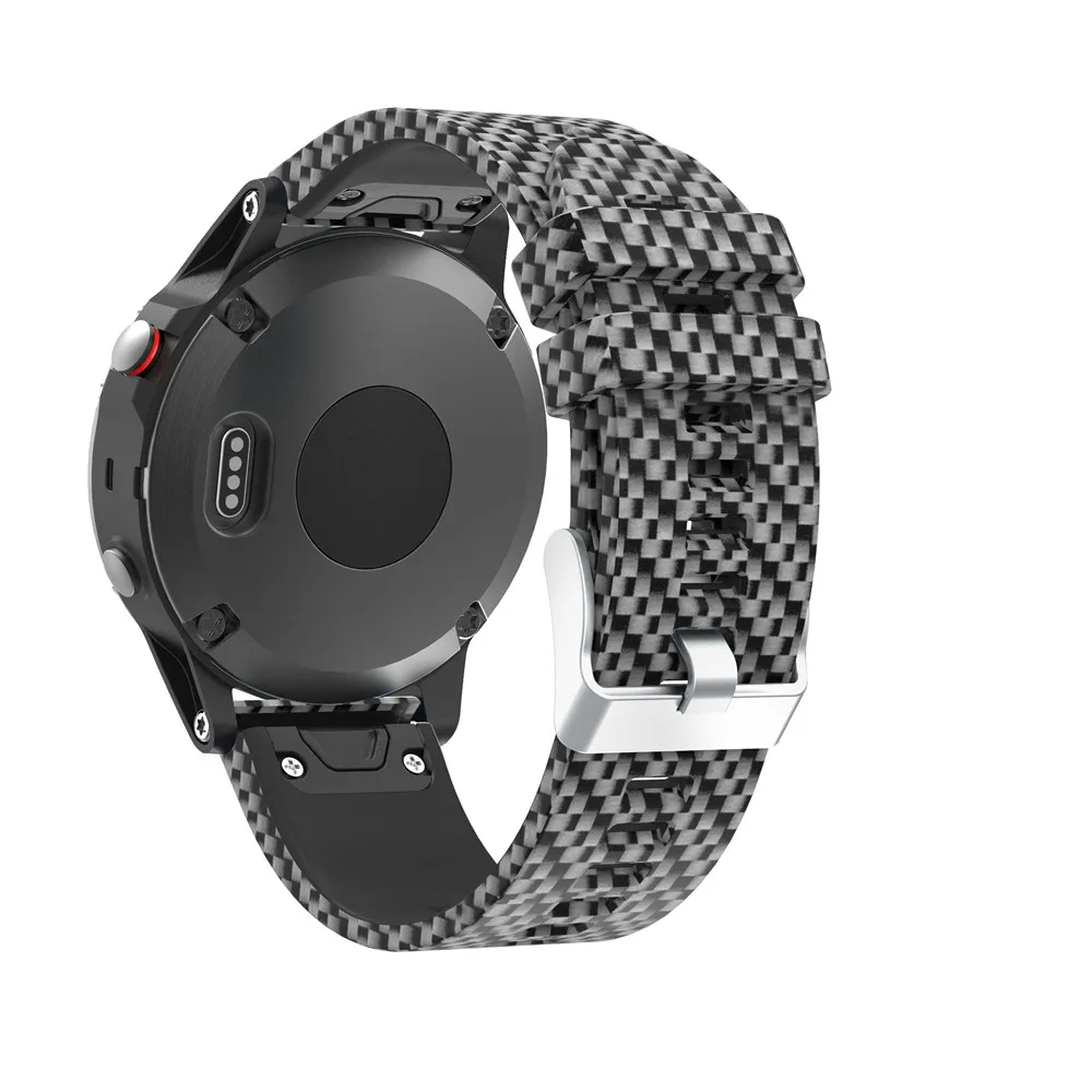 Узорчатый силиконовый ремешок для Garmin Fenix 5 5 Plus 935 gps Замена быстросъемный установка ремешок для часов умный Ремешок Браслет
