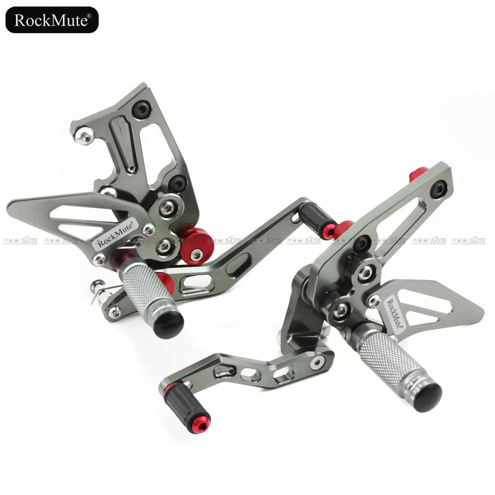 CNC алюминиевый мотоцикл Rearset задний Набор Подножки педаль Подножка для TRIUMPH SPEED тройной 1050 2011 2012 2013 16