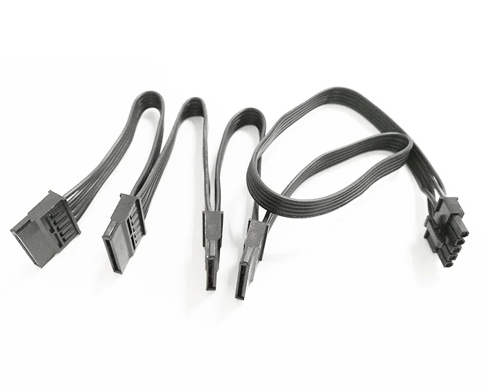 Модульный адаптер питания Coolermaster V850 V700 V1000 5 штырьков на 4 SATA черный Бесплатная